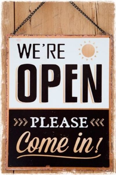 Wij zijn gewoon open - onze maatregelen
